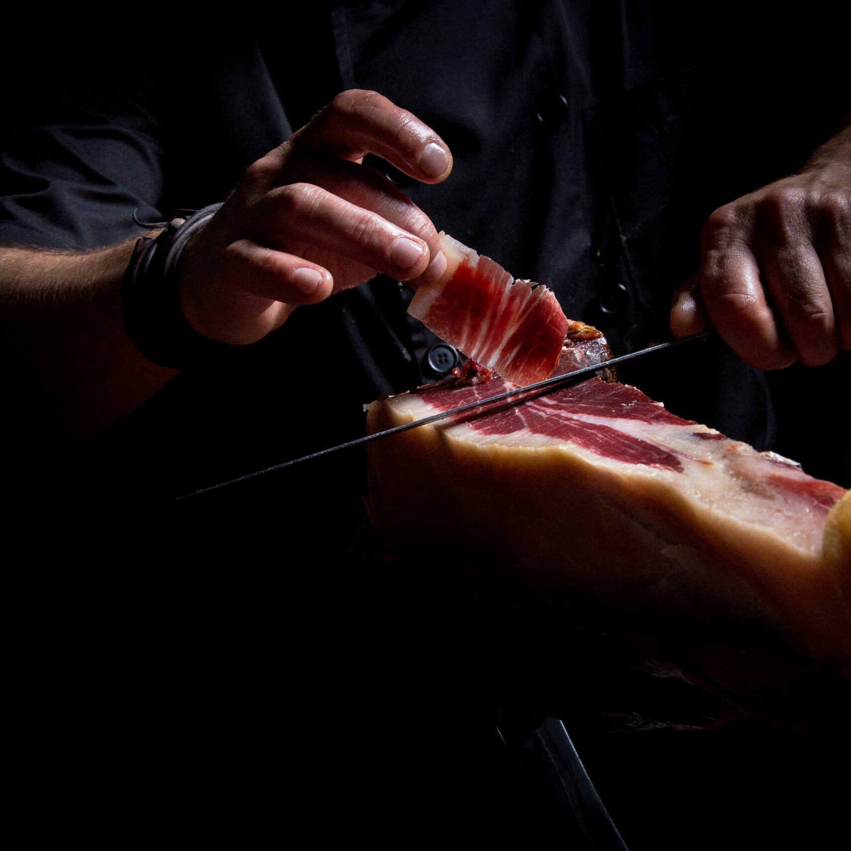 Iberian ham cutter